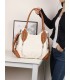 2863 - Bolso bandolera con asa para el hombro y cremalleras de adorno frontales