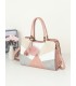 T10163 - Bolso de hombro con pompón y estilo triangular