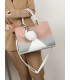 T10163 - Bolso de hombro con pompón y estilo triangular