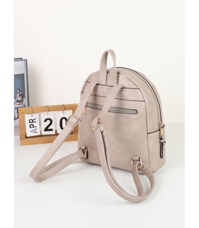 T10725 - Mochila con mandala y bolsillos frontales