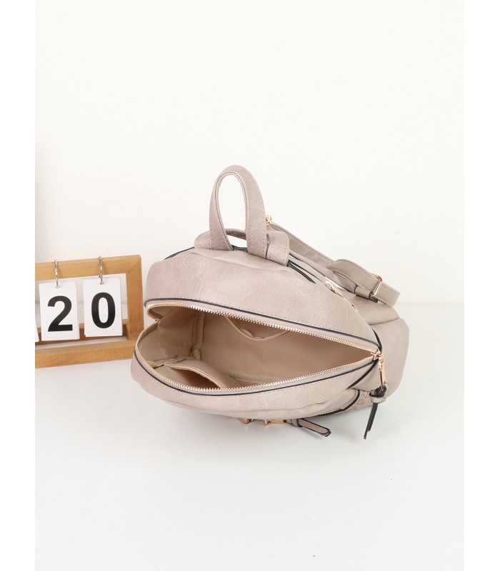 T10725 - Mochila con mandala y bolsillos frontales