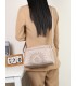 T11192 - Bolso bandolera de estilo rectangular y mandala bordado