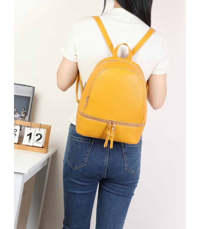 T11551 - Mochila con bolsillo frontal y cremallera
