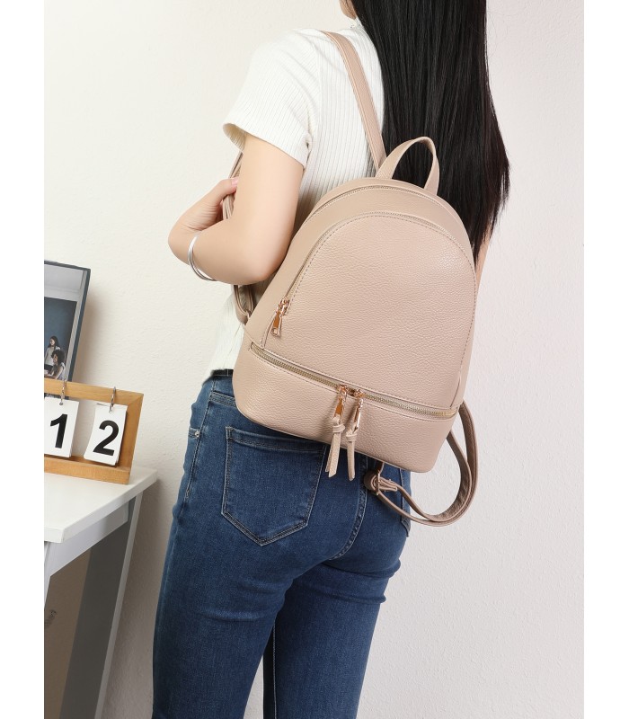 T11551 - Mochila con bolsillo frontal y cremallera