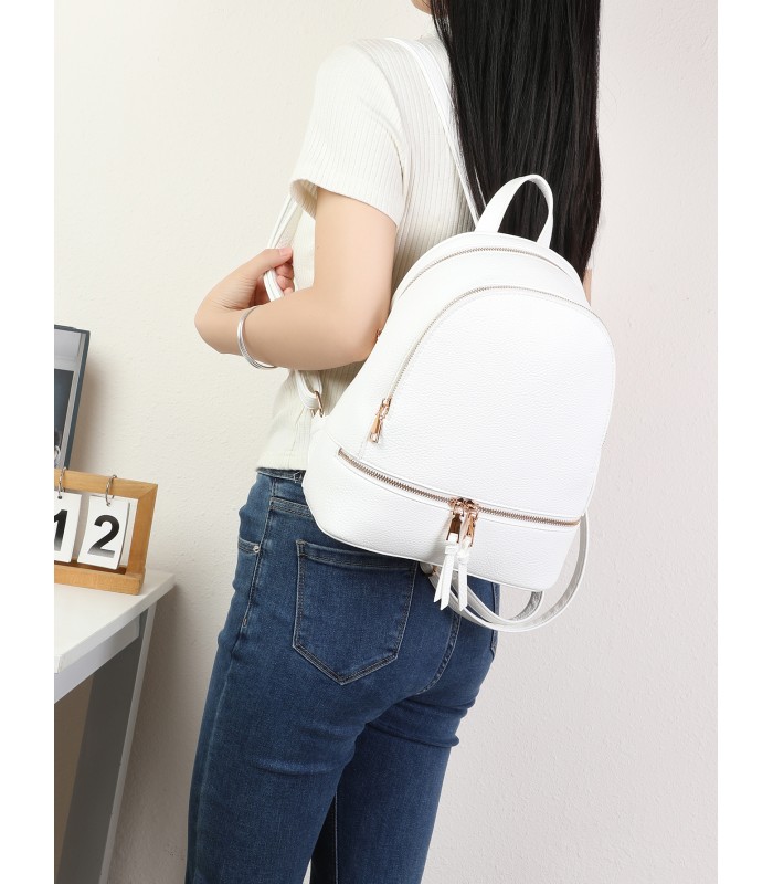 T11551 - Mochila con bolsillo frontal y cremallera