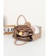 T11612 - Bolso bandolera con pompón a juego grande