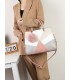 T11612 - Bolso bandolera con pompón a juego grande