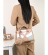 T11611 - Bolso de mano con asas redondas y borla a juego