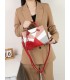 T11611 - Bolso de mano con asas redondas y borla a juego