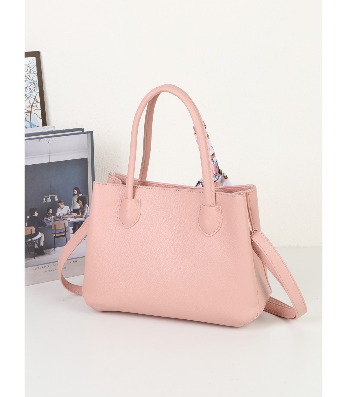T11636 - Bolso bandolera con pañuelo
