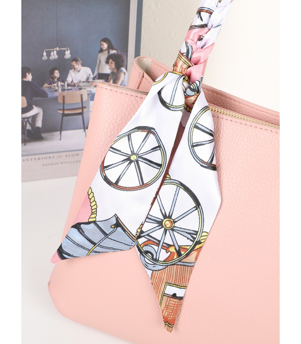 T11636 - Bolso bandolera con pañuelo