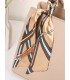 T11640 - Bolso bandolera con pañuelo y asas cortas