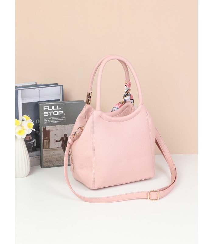 T11664 - Bolso pequeño de mano con pañuelo y bandolera