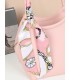 T11664 - Bolso pequeño de mano con pañuelo y bandolera