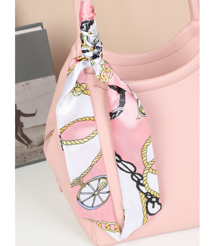T11664 - Bolso pequeño de mano con pañuelo y bandolera