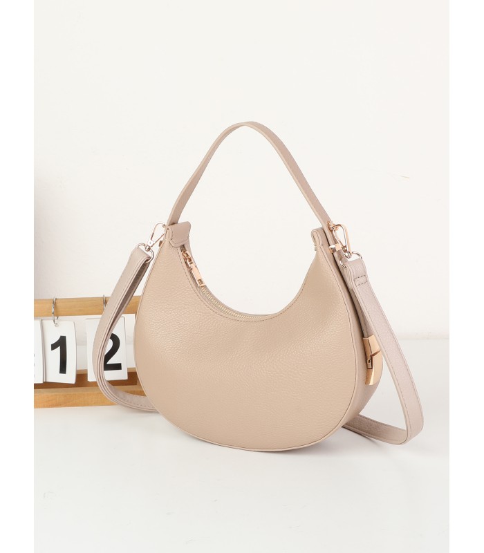 T11852 - Bolso medialuna con bandolera ajustable
