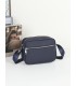 T11680 - Bolso bandolera rectangular con bolsillo de cierre de cremallera