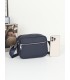 T11680 - Bolso bandolera rectangular con bolsillo de cierre de cremallera