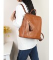 T11752 - Mochila cuadrada con amplio espacio y bolsillo antirrobo