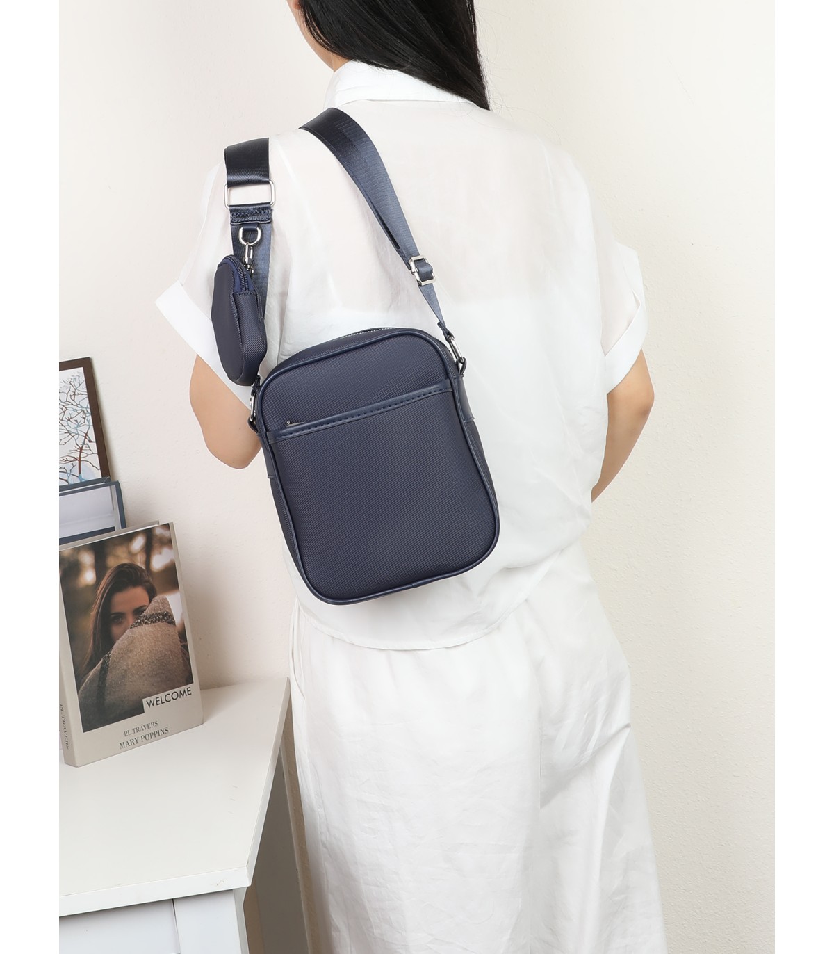 T11690 - Bolso bandolera con monedero