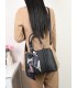 T11581 - Bolso bandolera con pañuelo y adornos dorados