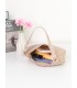 T11851 - Bolso de media luna con doble bandolera de cadena dorada