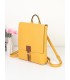 T11574 - Mochila rectangular con cierre de botón imantado