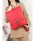 T11574 - Mochila rectangular con cierre de botón imantado