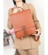 T11574 - Mochila rectangular con cierre de botón imantado