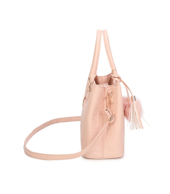 T11919- Bolso bandolera con textura cuarteada