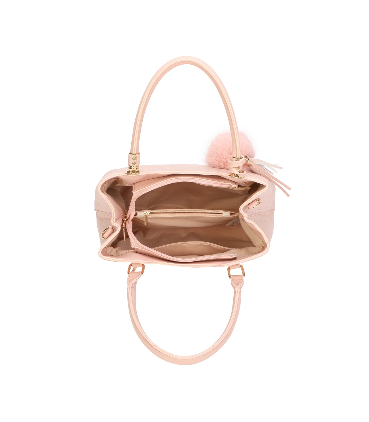 T11919- Bolso bandolera con textura cuarteada