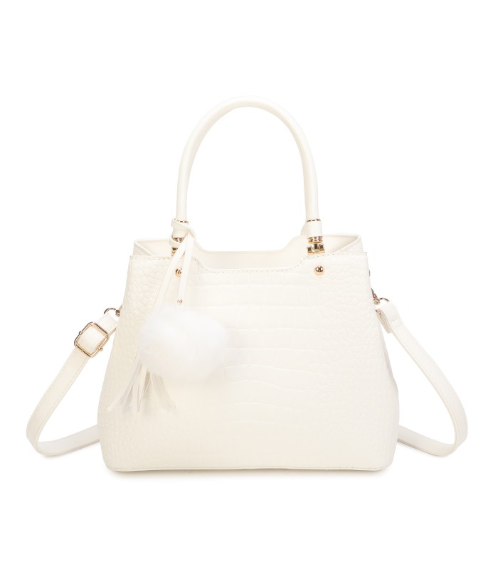 T11919- Bolso bandolera con textura cuarteada