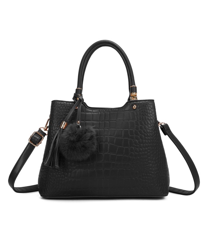 T11919- Bolso bandolera con textura cuarteada