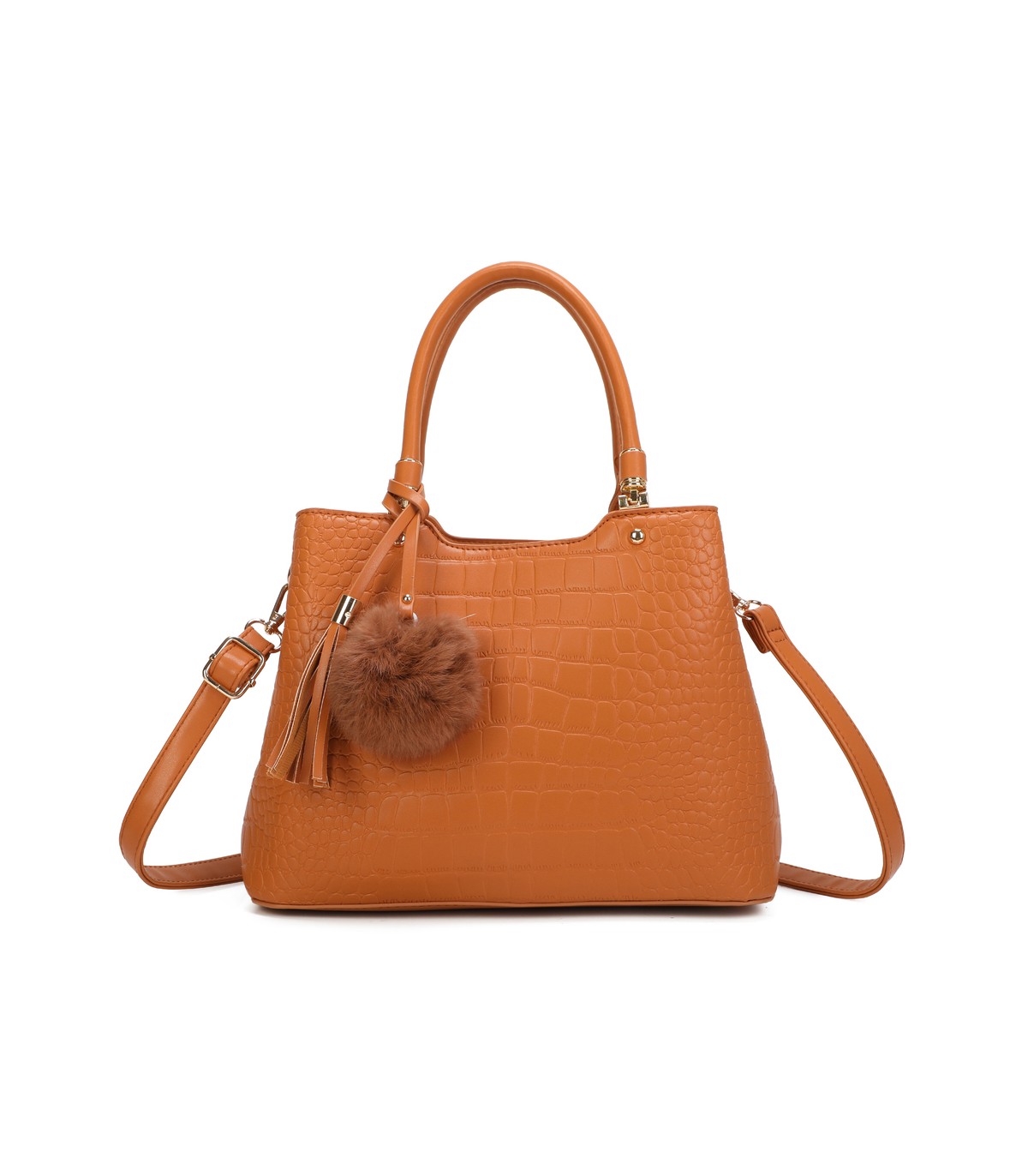 T11919- Bolso bandolera con textura cuarteada