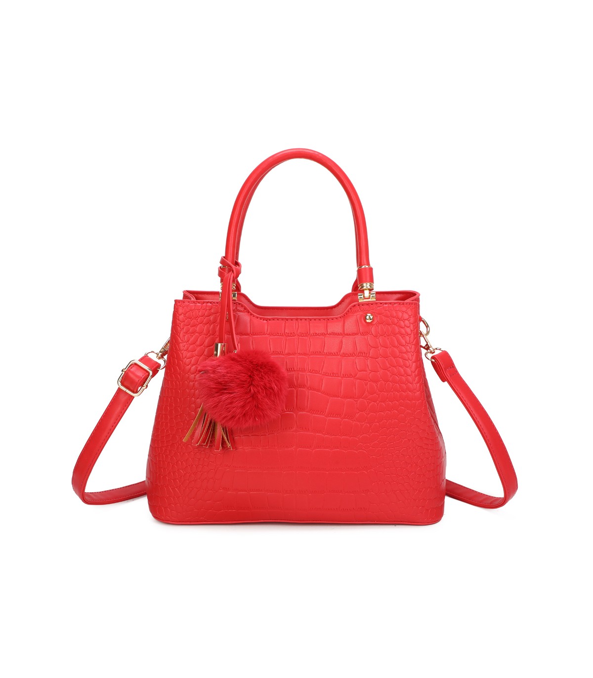 T11919- Bolso bandolera con textura cuarteada