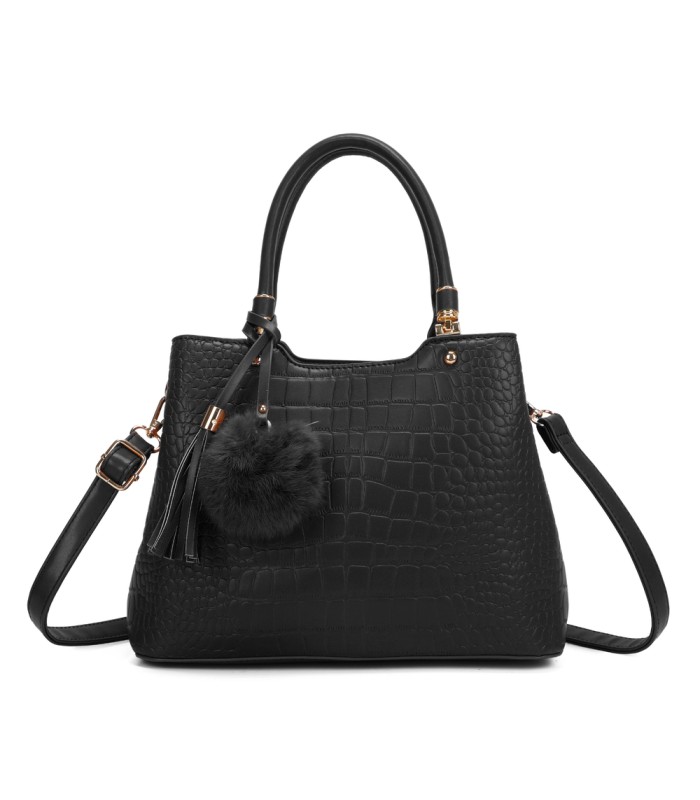T11919- Bolso bandolera con textura cuarteada