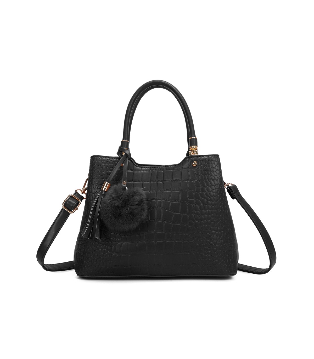 T11919- Bolso bandolera con textura cuarteada