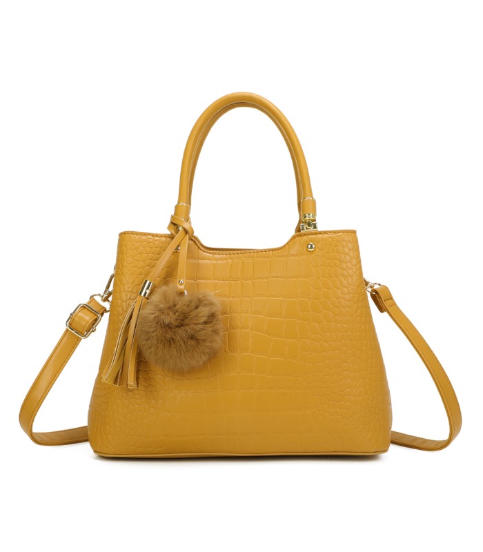 T11919- Bolso bandolera con textura cuarteada