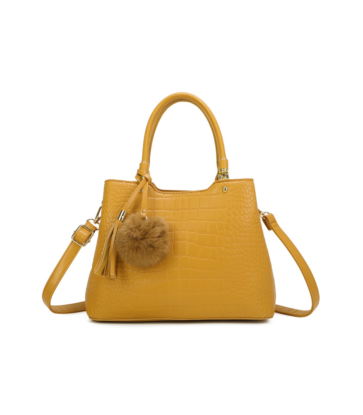 T11919- Bolso bandolera con textura cuarteada