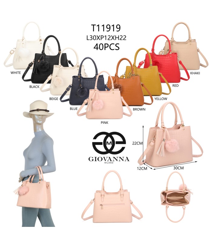 T11919- Bolso bandolera con textura cuarteada