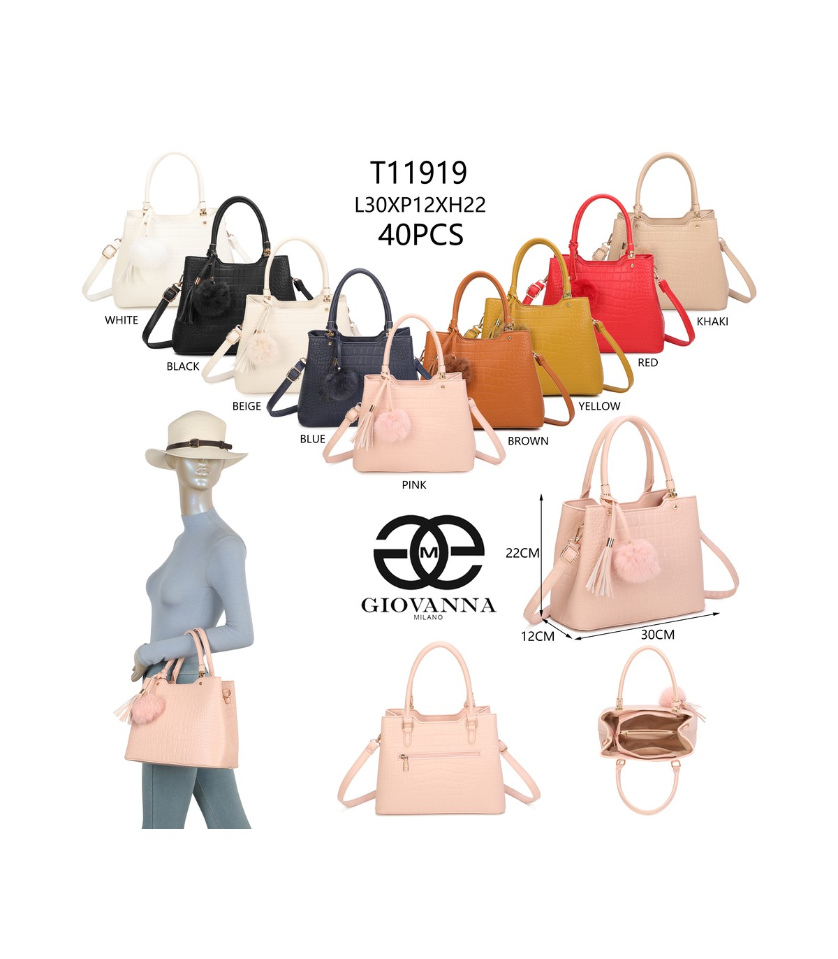 T11919- Bolso bandolera con textura cuarteada