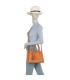 T11920-Bolso bandolera de dama con textura cuarteada
