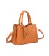 T11920-Bolso bandolera de dama con textura cuarteada