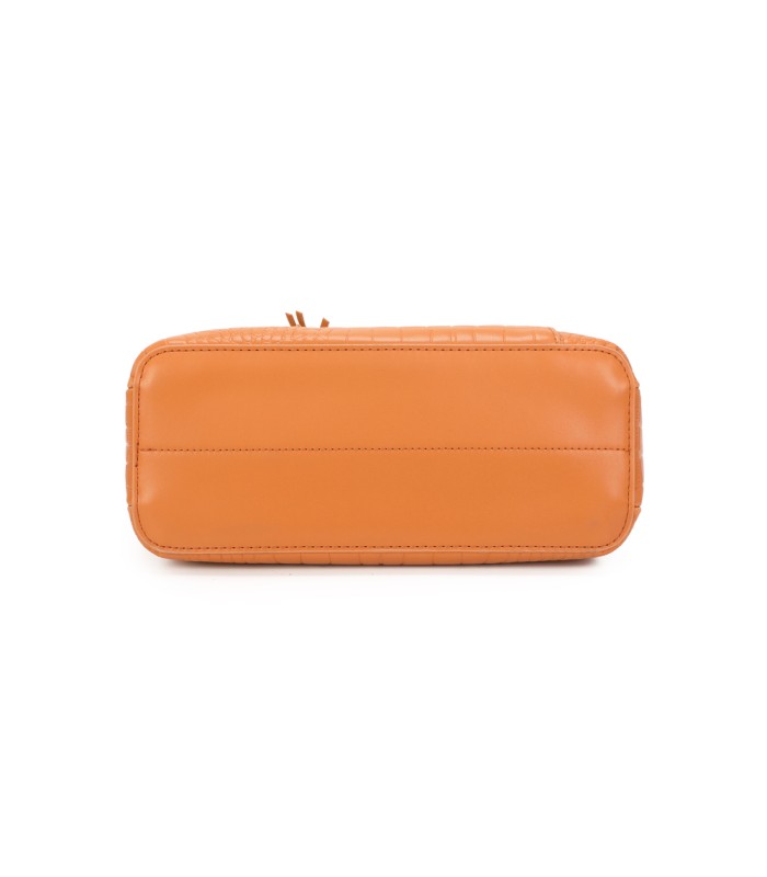T11920-Bolso bandolera de dama con textura cuarteada