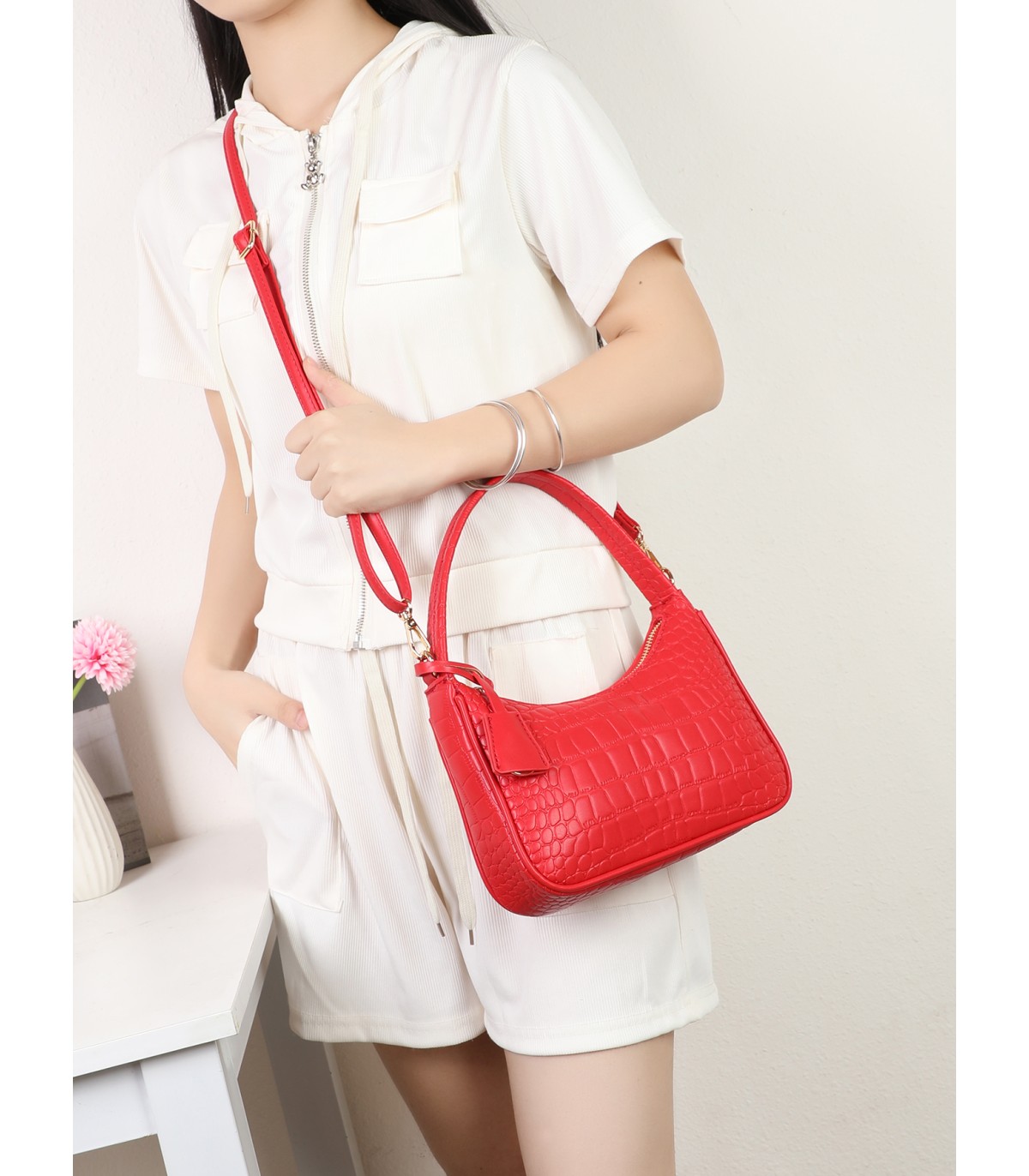 T11917-BOLSO BANDOLERA MEDIA LUNA