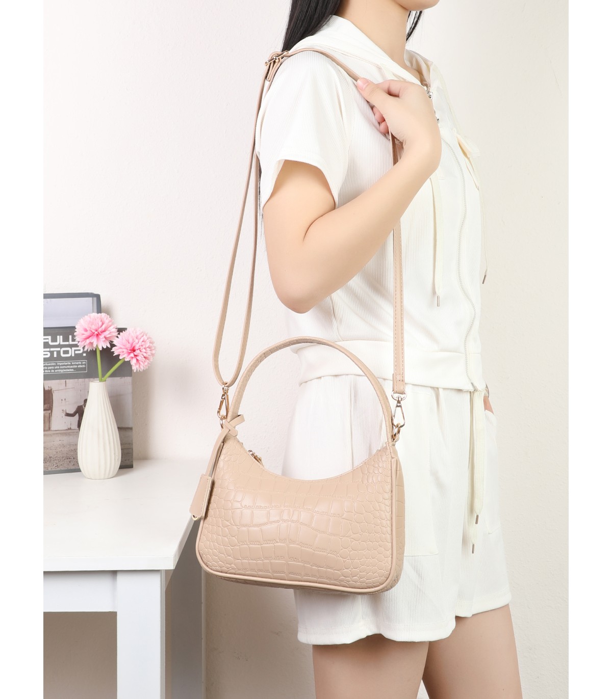 T11917-BOLSO BANDOLERA MEDIA LUNA