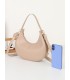 T11918- Bolso medialuna con bandolera ajustable