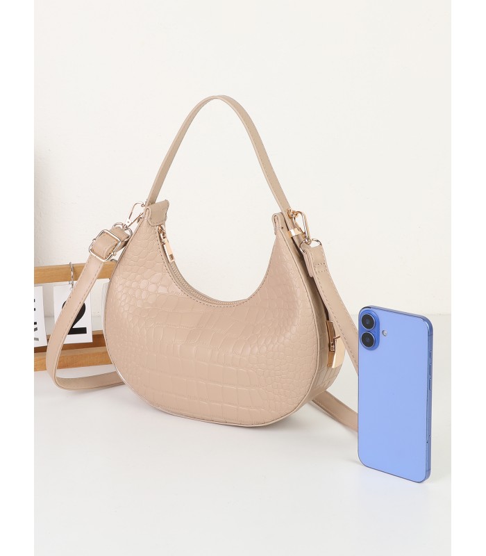 T11918- Bolso medialuna con bandolera ajustable