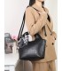 T11922-Bolso de Mano con Grabado coco y Pañuelo Decorativo