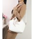 T11922-Bolso de Mano con Grabado coco y Pañuelo Decorativo